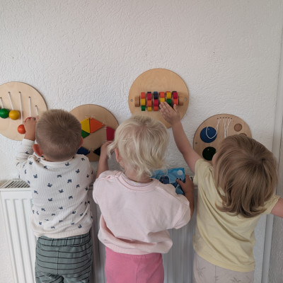 Ziehen, klappen, drehen, sortieren